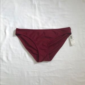 Old Navy Burgundy Bikini Bottoms